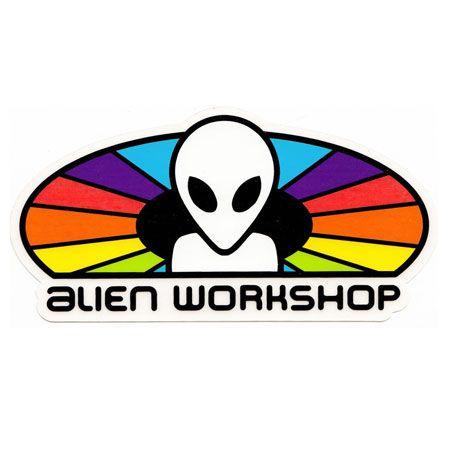Alien Workshop Logo - Alien Workshop Spectrum Logo Sticker in stock at SPoT Skate Shop