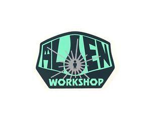 Alien Workshop Logo - Alien WorkShop AWS Logo Skateboard Sticker small 2in mint silver on ...