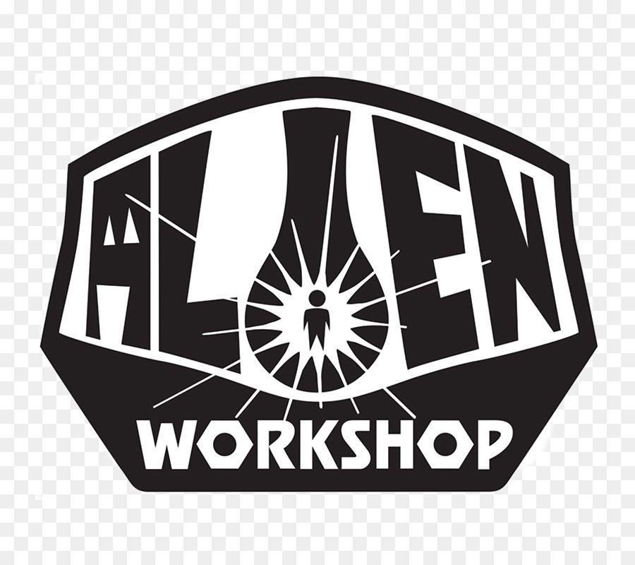 Black and White Alien Logo - Alien Workshop Skateboarding Logo Decal - skateboard png download ...