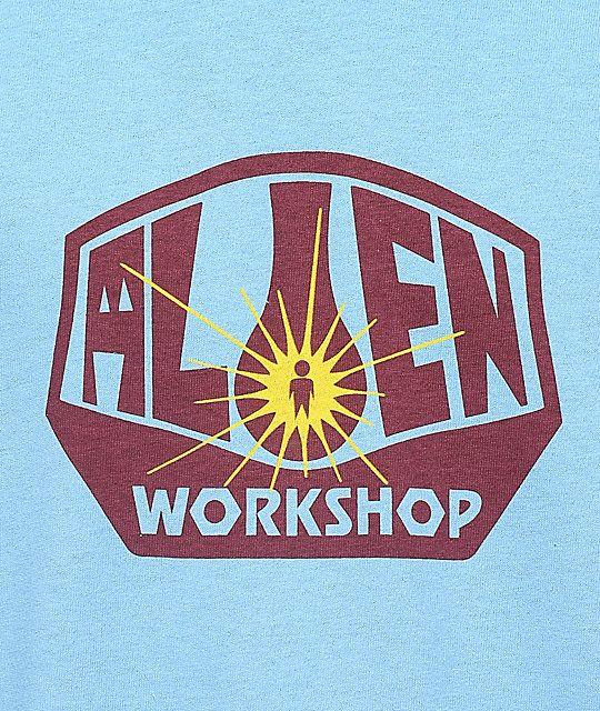 Alien Workshop Logo - Alien Workshop Logo Light Blue T-Shirt | Zumiez