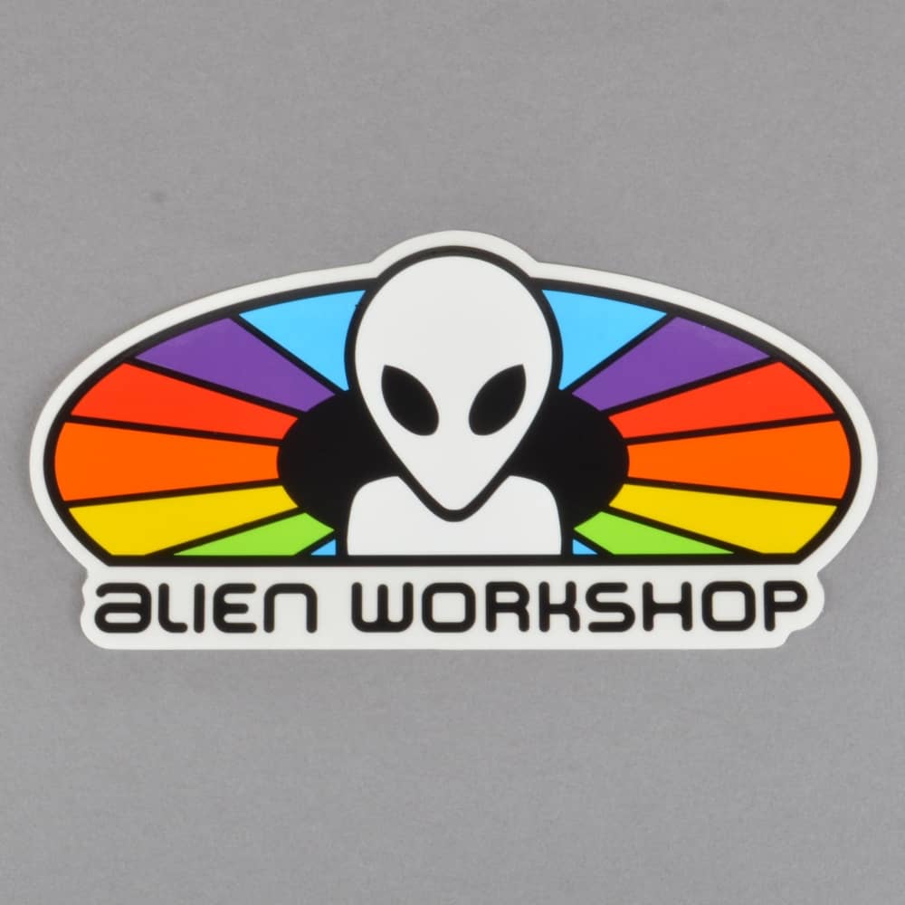Alien Workshop Logo - Alien Workshop Spectrum Skateboard Sticker 6