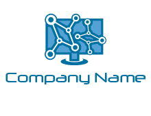 Network Company Logo - Free Computer Logos, IT, Networking, Repair, Hardware Logo Creator