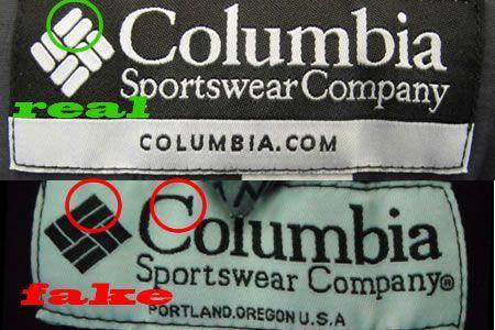 Columbia Clothing Logo - Counterfeit Columbia Sportswear Jackets | Consumer Alert
