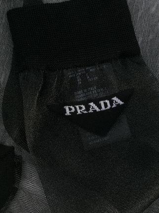 Sheer Logo - Prada Sheer Logo Socks