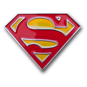 Yellow and Red L Logo - Buy Official SUPERMAN Red Yellow Logo Enamel Belt Buckle