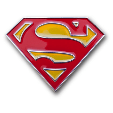 Red Yellow -Green Logo - SUPERMAN Red Yellow Logo Enamel Belt Buckle