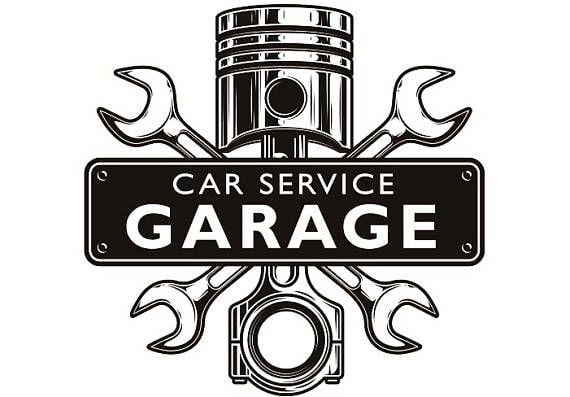 Auto Repair Shop Logo - Mechanic Logo #3 Piston Wrench Crossed Engine Car Auto Motorcycle ...