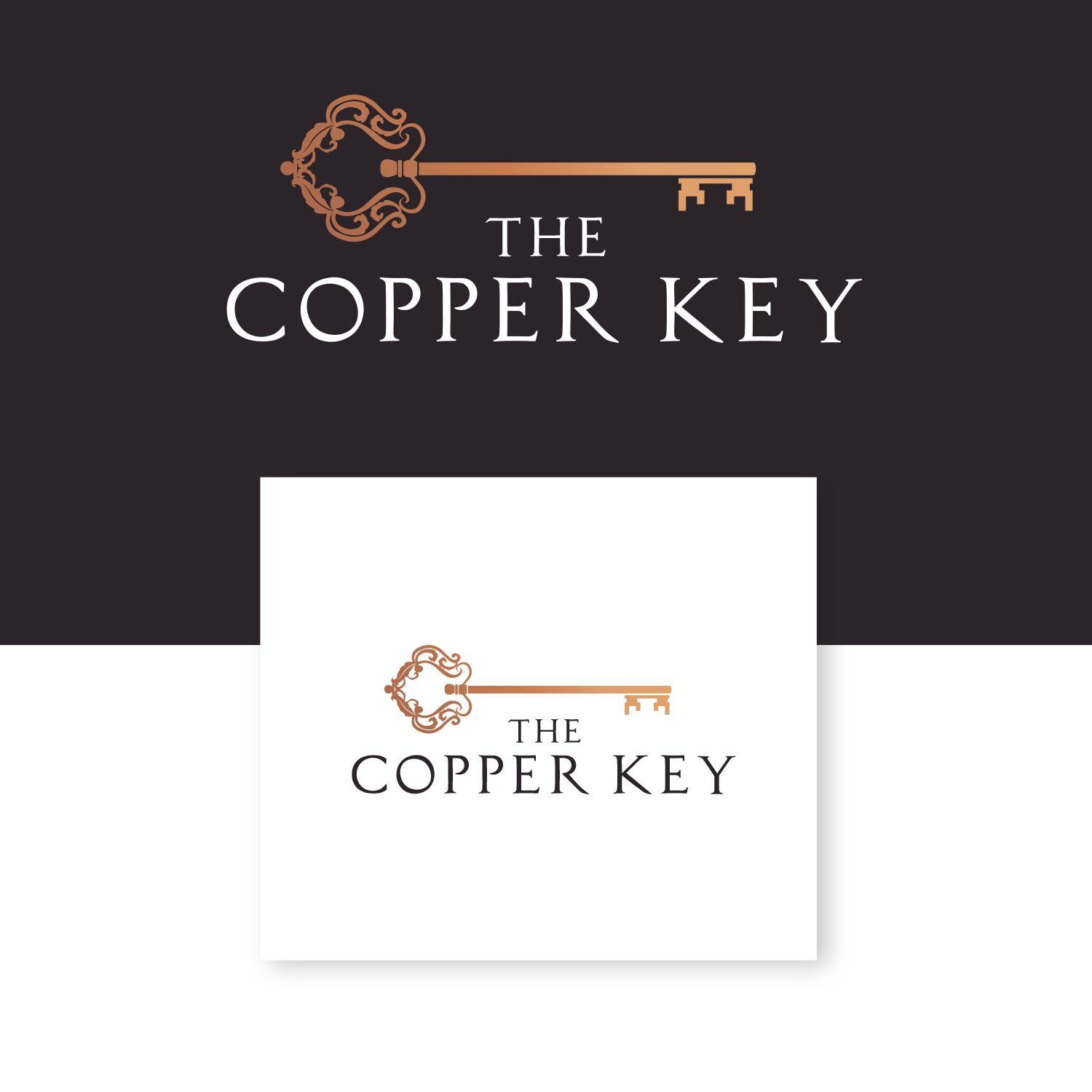 Copper and Gray Logo - Elegant, Professional, Catering Logo Design for The Copper Key by ...