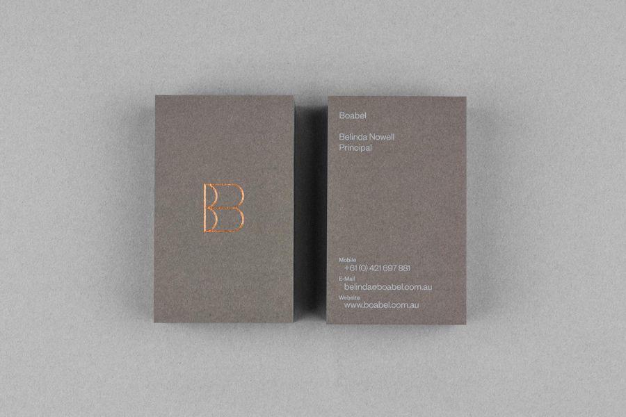 Copper and Gray Logo - New Logo and Business Card for Boabel