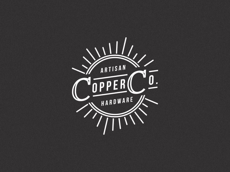 Copper and Gray Logo - Copper Co. Logo