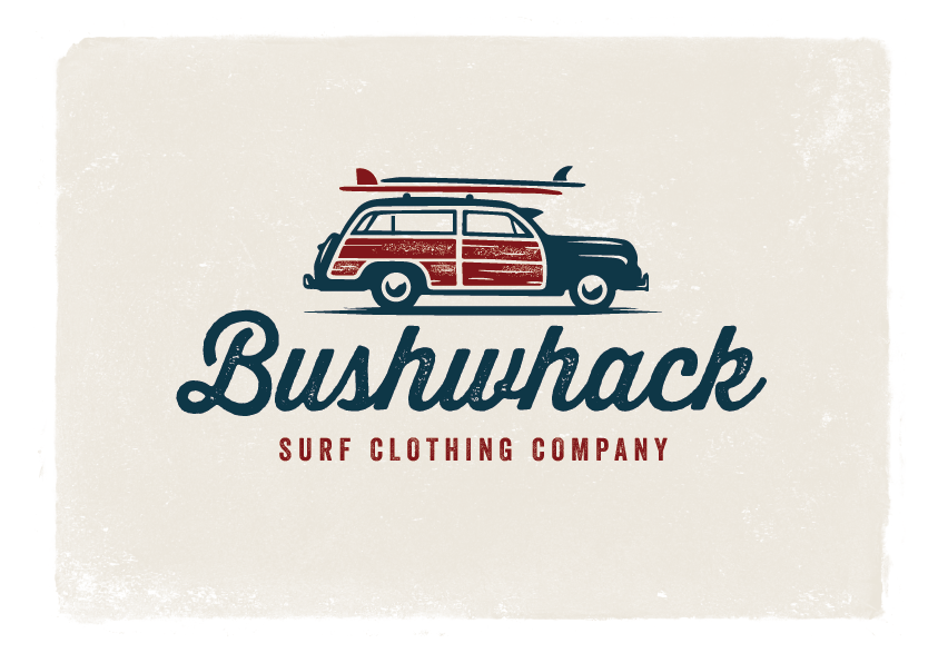 Surf Clothing Company Logo - Surf Clothing Brand (Woody Car VW Bus). Logo Design Contest