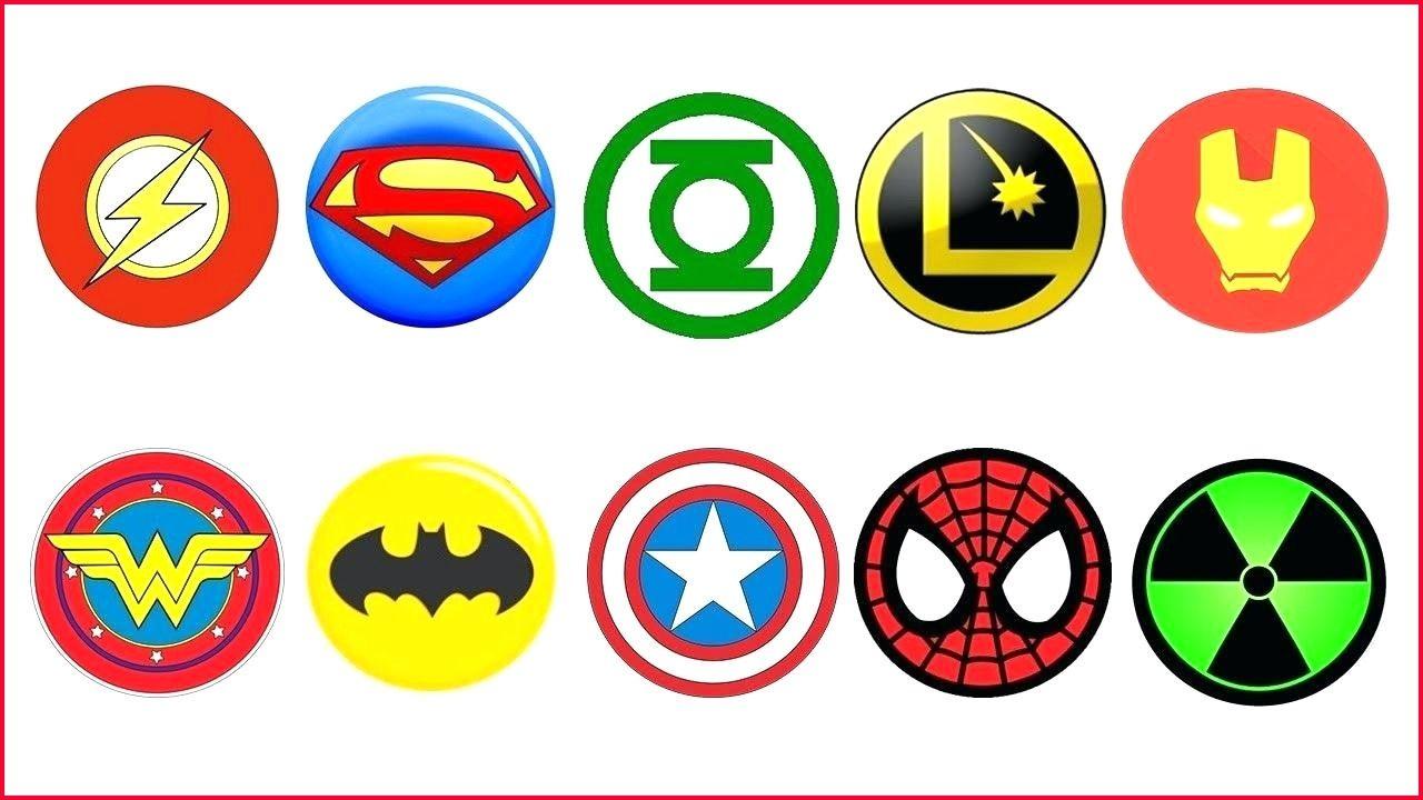 superhero logos printable