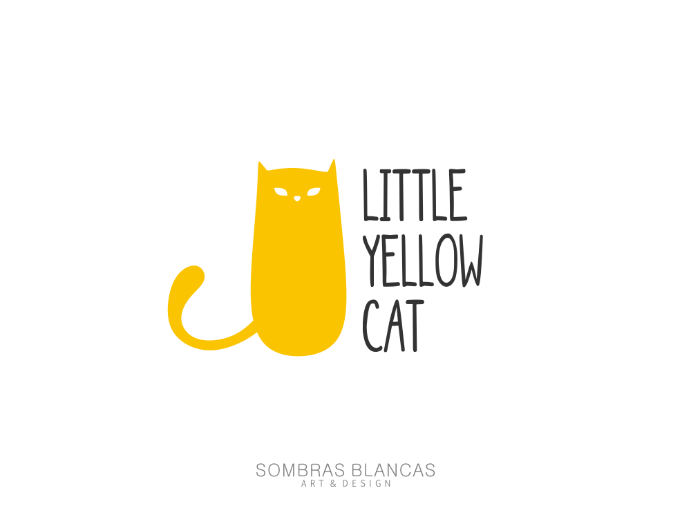 Yellow Cat Logo - New logo design for Little Yellow Cat (Victoria, Australia). Logo