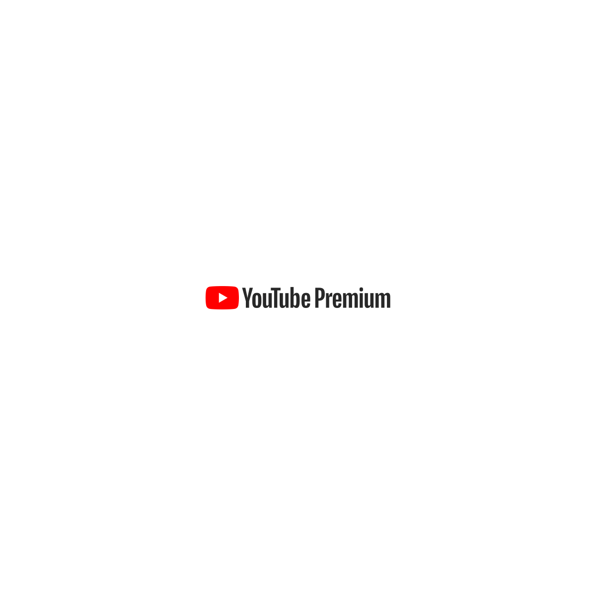 YouTube Official Logo - YouTube Premium - YouTube