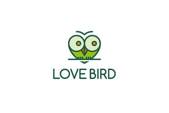 Heart Bird Logo - Love Bird Logo ~ Logo Templates ~ Creative Market