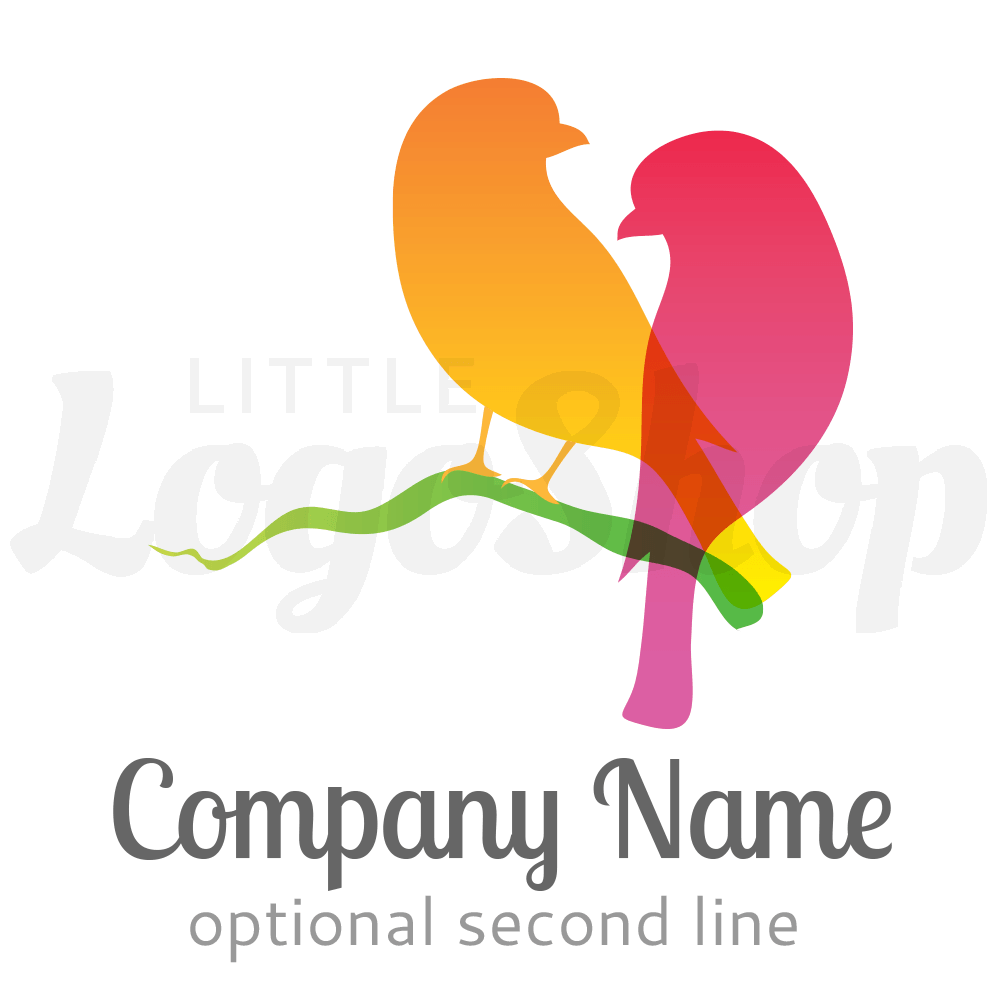 Love Bird Logo - Love Birds - Little Logo Shop