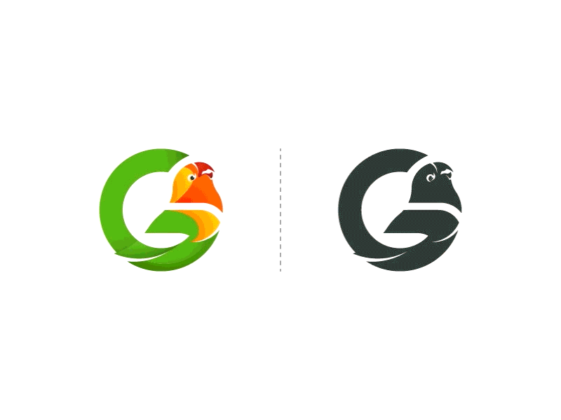 Love Bird Logo - G-Lovebird Logo by faris azhar | Dribbble | Dribbble