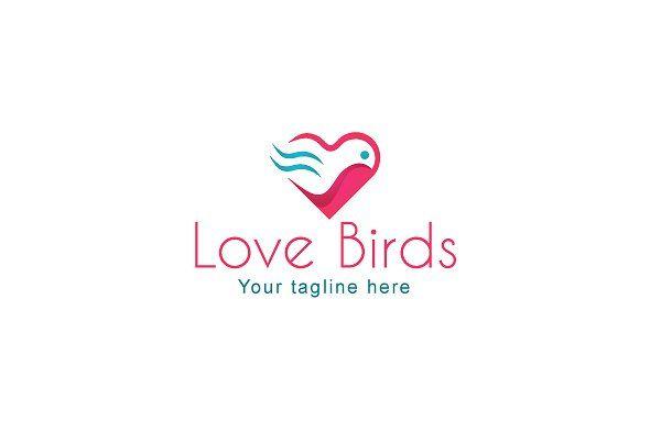 Love Bird Logo - Love Bird Stock Logo Design Template ~ Logo Templates ~ Creative Market