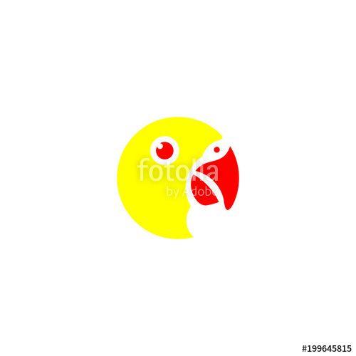 Love Bird Logo - Lovebird logo, colorful design.