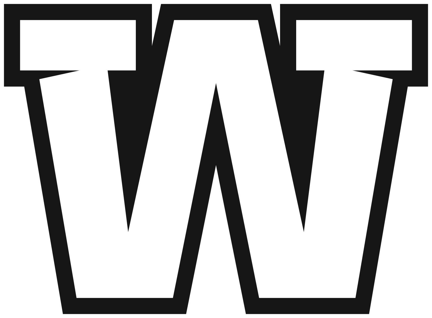 Black W Logo - Athletic Logos - About Us - Holy Family Catholic Schools