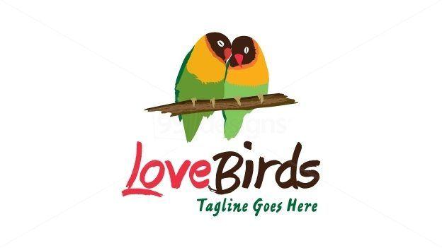 Love Bird Logo - Develop Market Value and Give Your Brand Representation with Animal ...