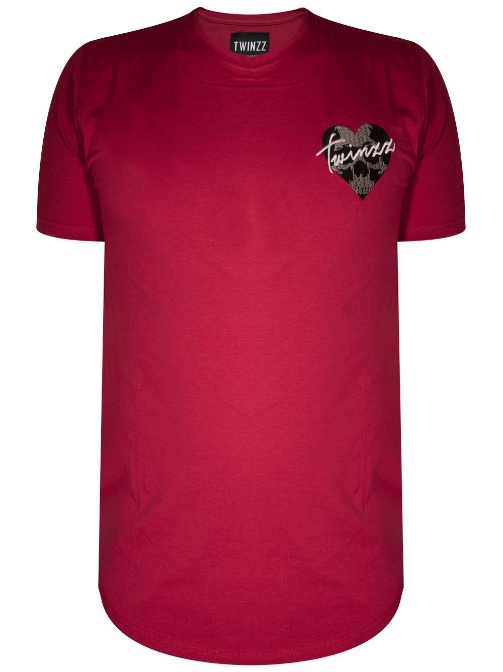 Red Heart Logo - Twinzz Red Heart Logo T-Shirt - Designerwear