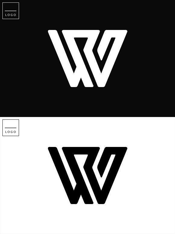 Black W Logo - Letter W Logo. Logos. Logos, Logo templates, Lettering