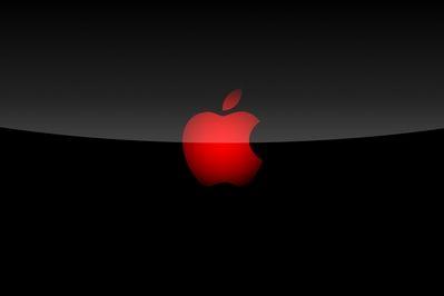 On Black Background iPhone Logo - With all the news of the new iPhone 5 and Apple we present a fresh