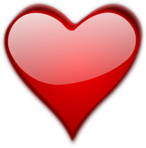 Red Heart Logo - Glossy Red Heart Clip Art at Clker.com - vector clip art online ...
