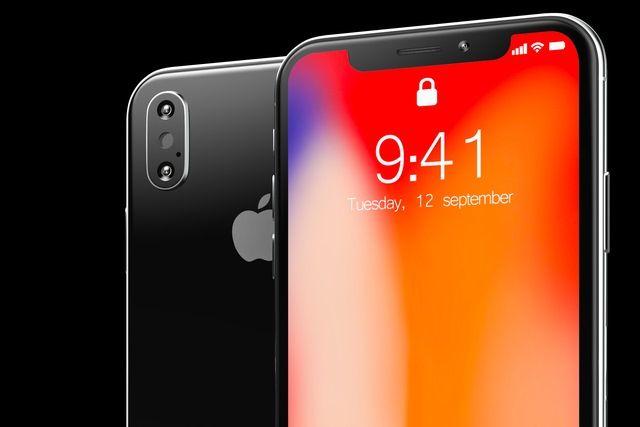 On Black Background iPhone Logo - Apple might repair your iPhone X screen for free