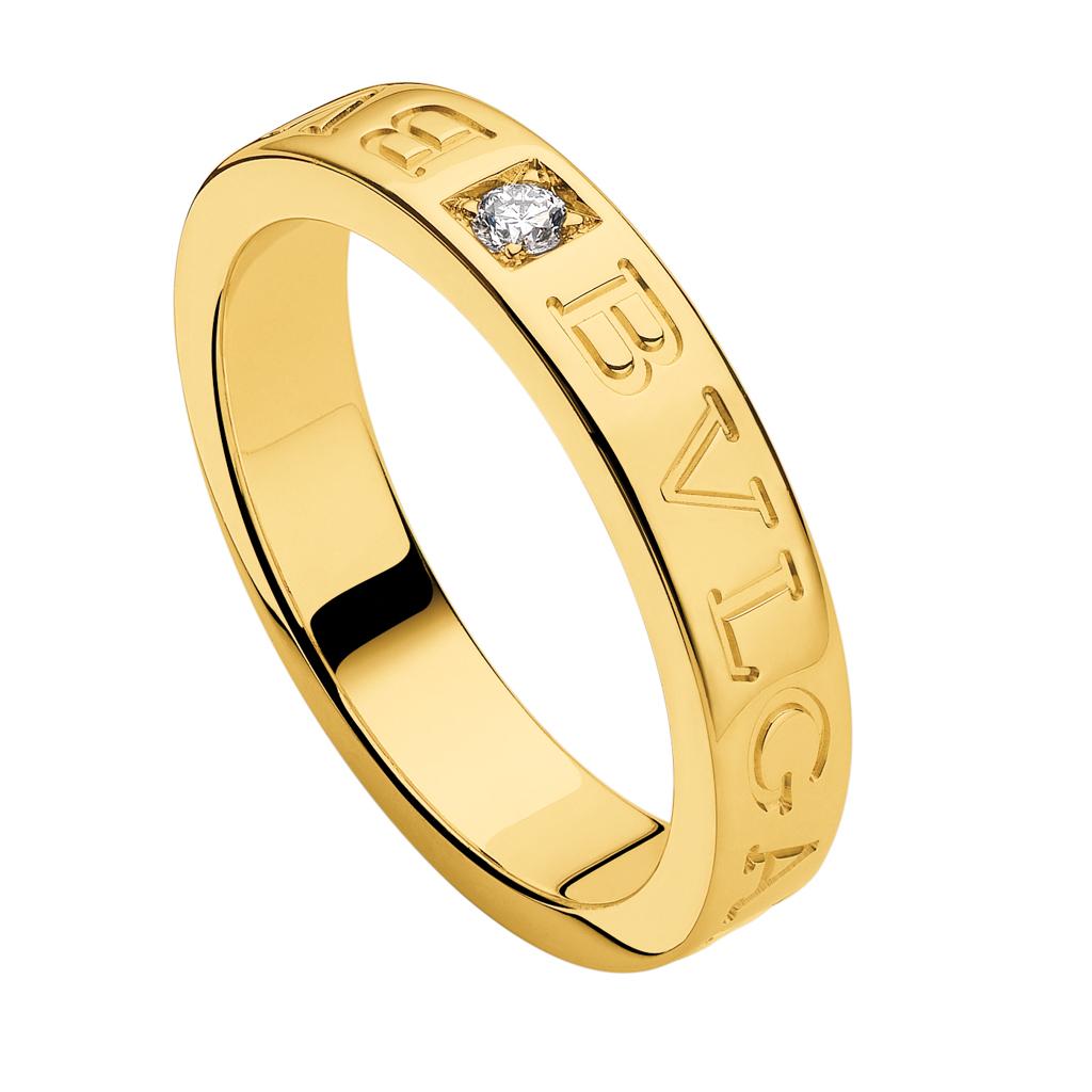 Bvlgari Gold Logo - Blvgari Bvlgari 18k Yellow Gold Ring - Zadok