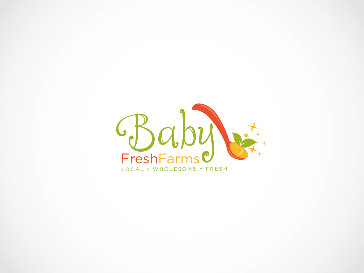 Baby Food Brand Logo - Feminine, Upmarket, Baby Logo Design for Baby Fresh Farms. Local