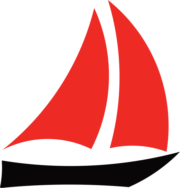 Red Sailing Ship Logo - Sailboat Sailing ship Fishing vessel free commercial clipart
