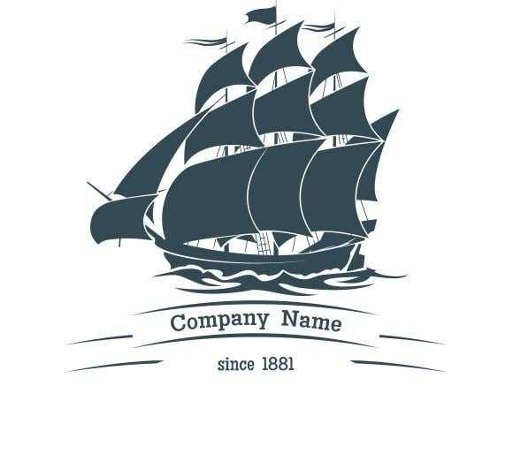 Red Sailing Ship Logo - Ship Logos