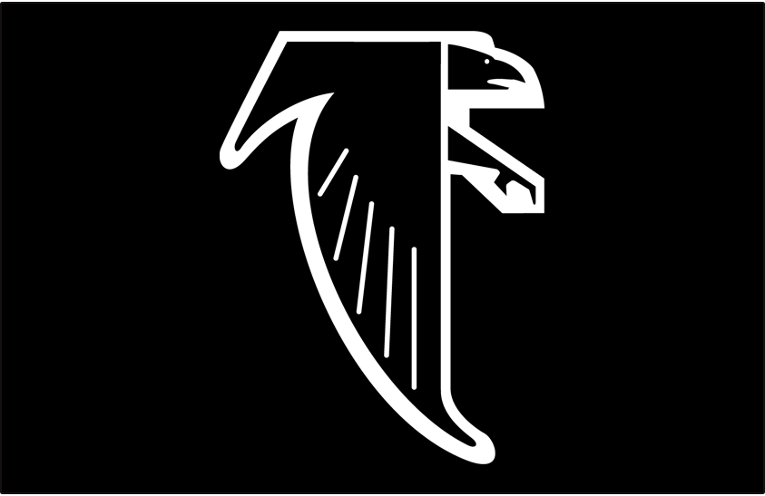 NFL Falcons Logo - Atlanta Falcons Primary Dark Logo - National Football League (NFL ...
