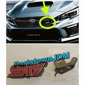 Subaru Grill Logo - 2018 + genuine Subaru OEM WRX STI front grille emblem badge decal