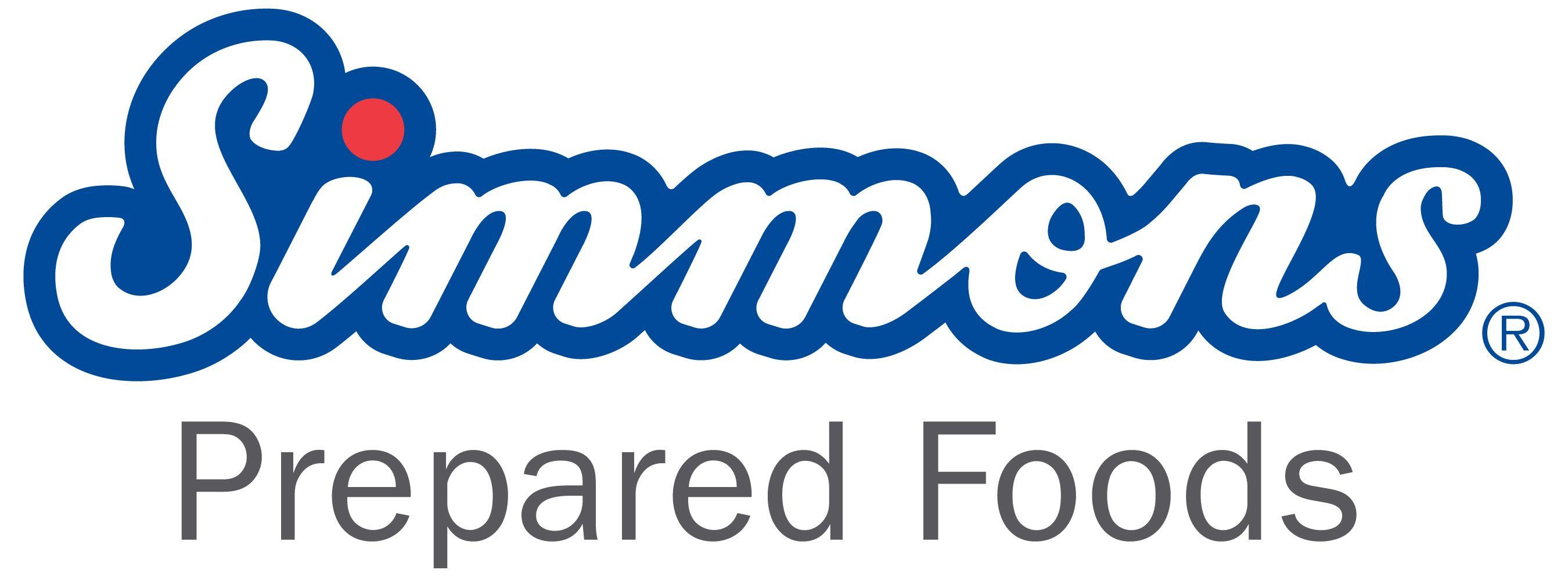 White with Blue Oval Food Logo - Simmons Branding — Simmons Foods