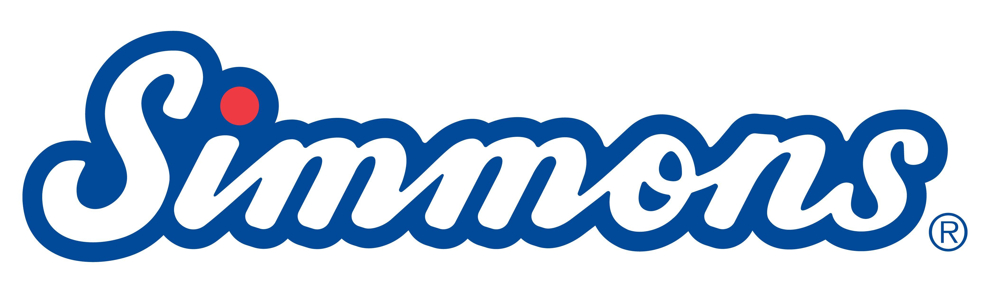 White with Blue Oval Food Logo - Simmons Branding — Simmons Foods