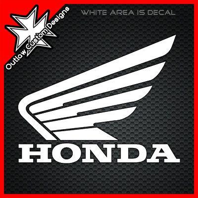 Honda Wing Logo - Honda - Wing Logo & Name - Outlaw Custom Designs, LLC