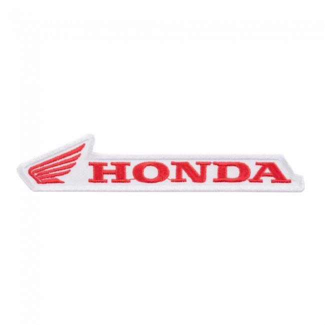 Honda ATV Logo - Honda Powersports Red & White Horizontal Wing Logo Patch | Honda ...