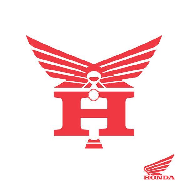 Honda Wing Logo - Double wing Honda Logo on Wacom Gallery
