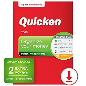 Original Quicken Logo - Amazon.com: Quicken Starter 2018 – 14-Month Personal Finance ...