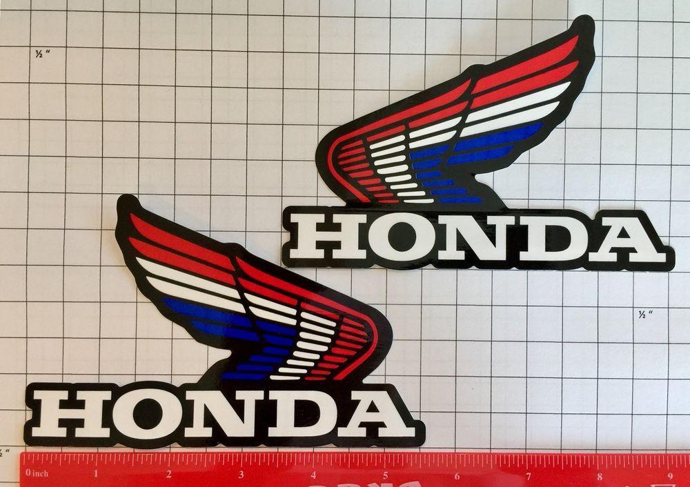 Honda Wing Logo - Honda wing Logo Vinyl Decal Car Truck Window Sticker Motorcycle atv ...