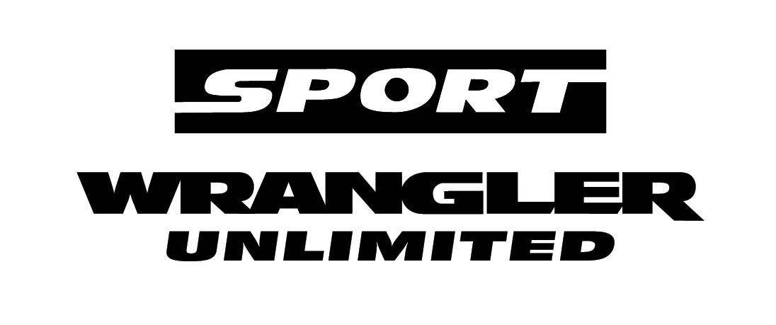 Jeep Wrangler Sport Logo - Calco Jeep Wrangler Unlimited Sport - Calcomania - $ 100,00 en ...