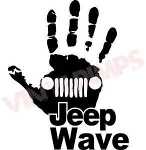 Jeep Wrangler Jk Logo - Jeep wave | Jeep Wrangler Unlimited | Sahara | JK | TJ | Vinyl Decal ...