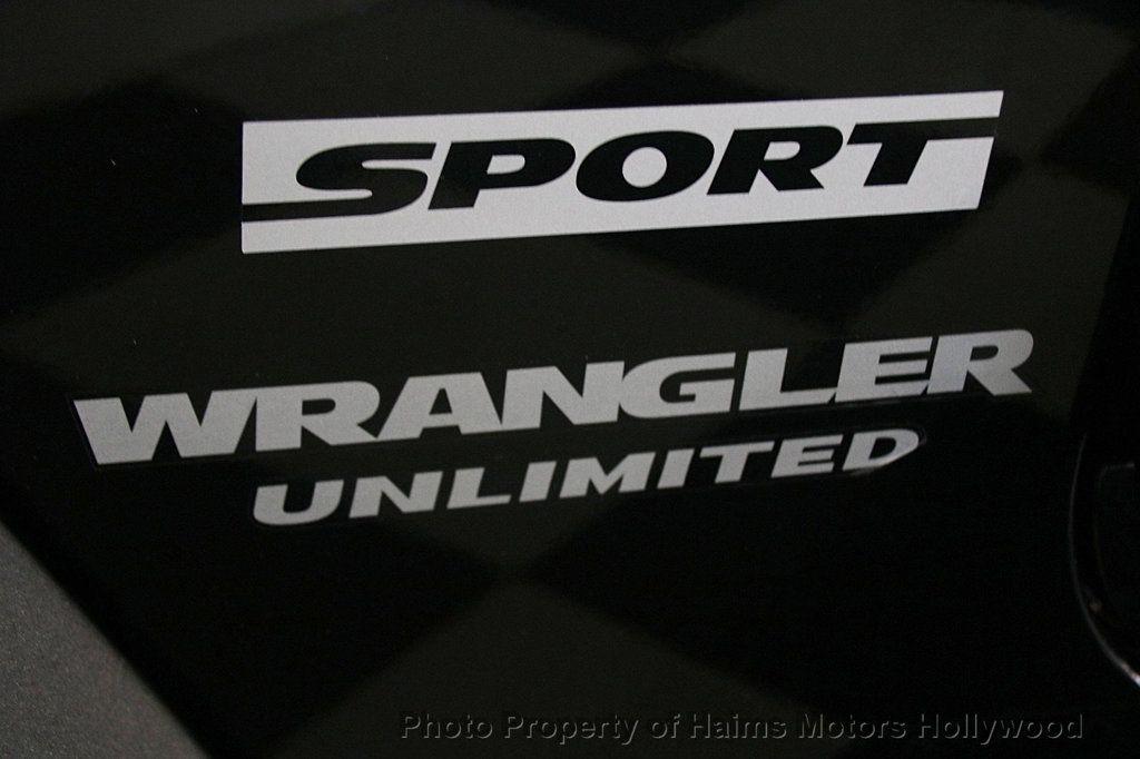 Jeep Wrangler Unlimited Logo - Used Jeep Wrangler Unlimited Sport at Haims Motors Serving Fort
