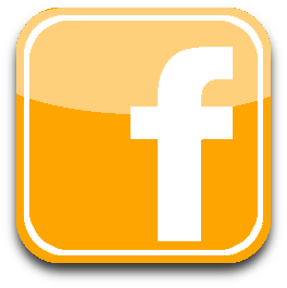 Orange Facebook Logo - Orange Facebook Icon