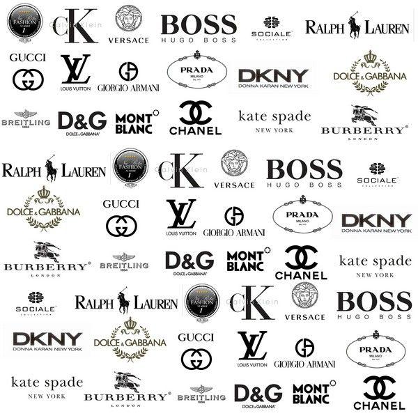 Designer Labels Logo - designer brand logos designer brand logos longwanco clothing brands ...