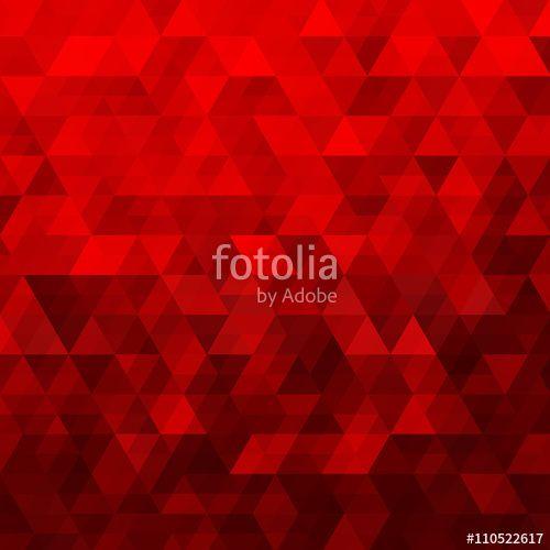 Abstract Red Triangle Logo - Red Abstract Geometric Triangle Background - Vector Illustration ...
