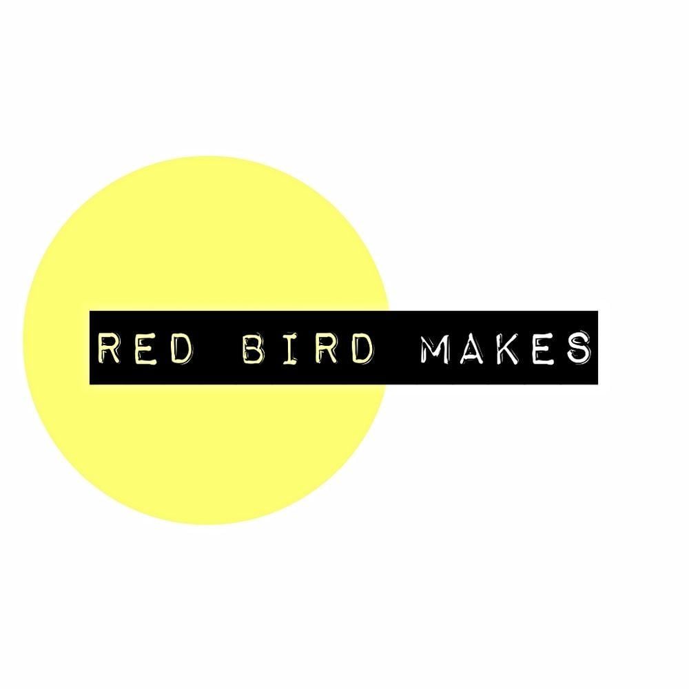 Yellow Bird with Red Circle Logo - The 'Circle' Hoops — RED BIRD MAKES